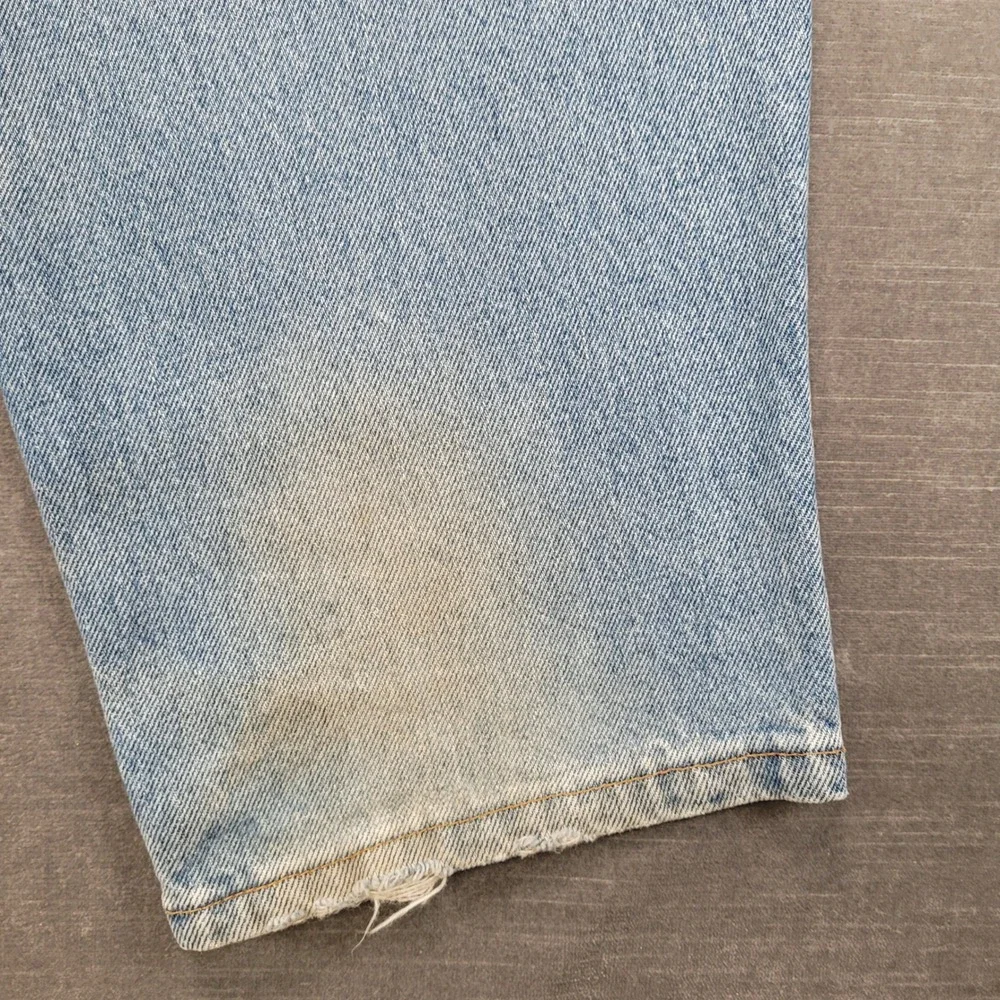 Levis 560 90's‎ Tapered Leg Jeans Mens Actual Sz 36x31 Light Wash Blue Vintage